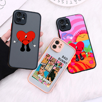 Yo Perreo Sola zły króliczek Maluma matowy przezroczysty futerał na telefon IPhone 12 11 Pro Max 12mini 7 8Plus X XS XR 13 SE2 moda okładka Capa 2